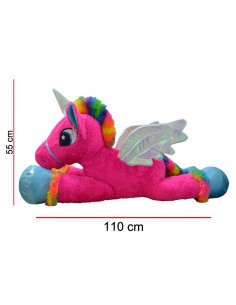 Unicornio Peluche Echado C/...