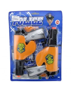 Set De Pistola Policia X 2...