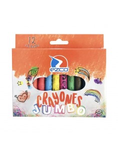 Crayones Jumbo Ezco 12...