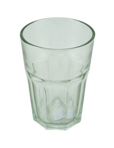 Vaso De Vidrio Facetado 400...