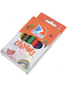 Crayones Jumbo Ezco 6...