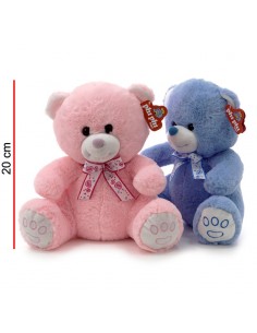 Oso Rosa Y Celeste 20 Cm 9521