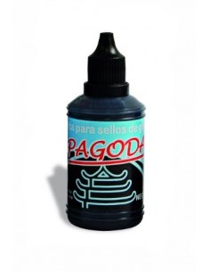 Tinta  Pagoda  P/sellos D/goma  Negro  35cc / Co101ne