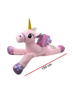 Unicornio Peluche Echado C/...