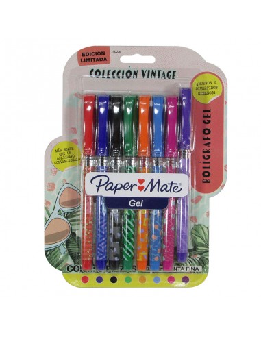Bolígrafos (8 Unid.) colores surtidos