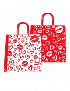 Bolsa De Papel Kisses 22x10x24