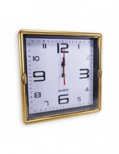 Reloj Pared Cuadrado  23cm...